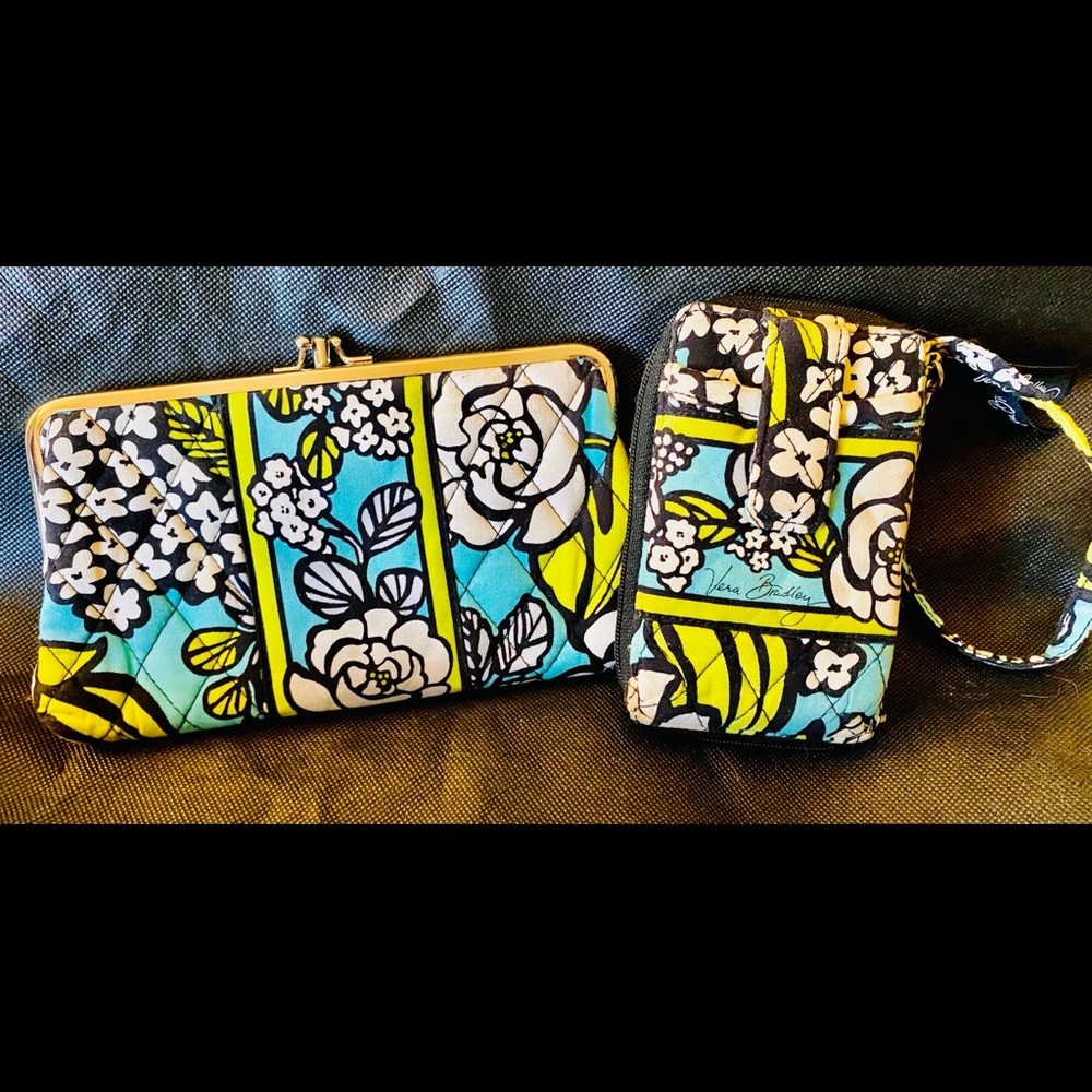 Vera Bradley Wallet and Wristlet Set
